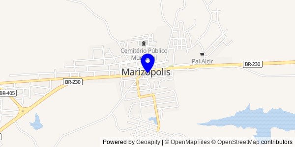 Mapa de Marizópolis - Fisioterapeutas