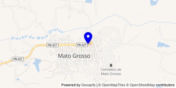 Mapa de Mato Grosso - Nutricionistas