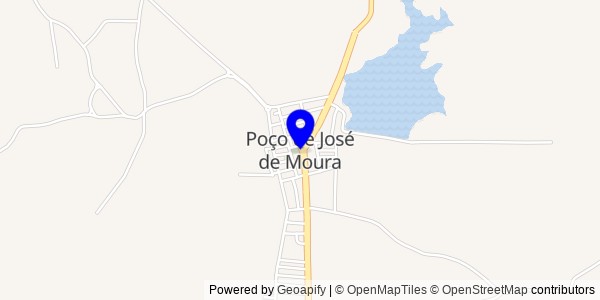 Mapa de Poço de José de Moura - Nutricionistas