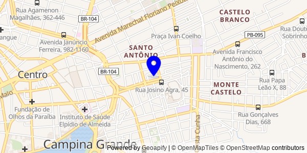 Mapa de Princesa Isabel - Fisioterapeutas