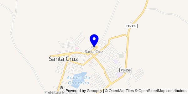 Mapa de Santa Cruz - Fisioterapeutas