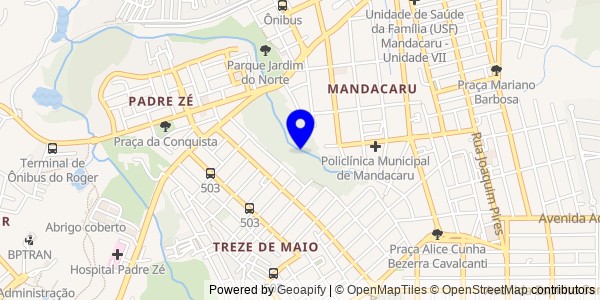 Mapa de São Bento - Nutricionistas