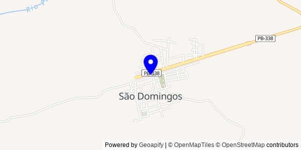 Mapa de São Domingos - Nutricionistas