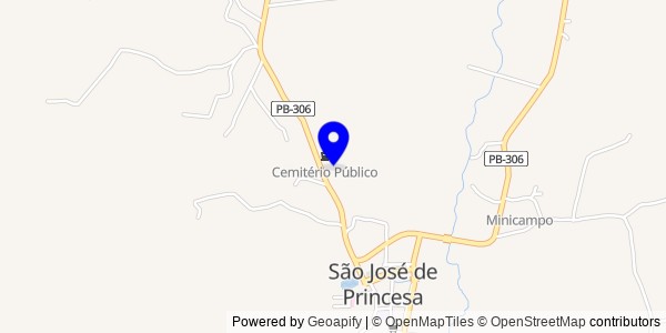 Mapa de São José de Princesa - Nutricionistas