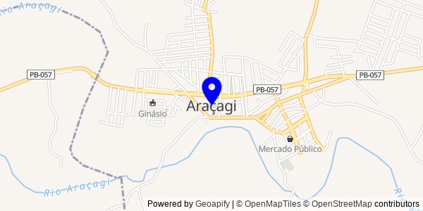 Mapa de Araçagi - Nutricionistas