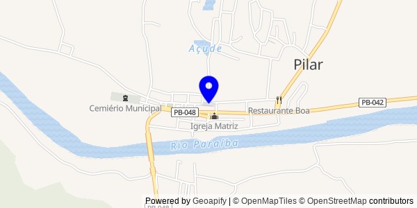 Mapa de Caldas Brandão - Nutricionistas