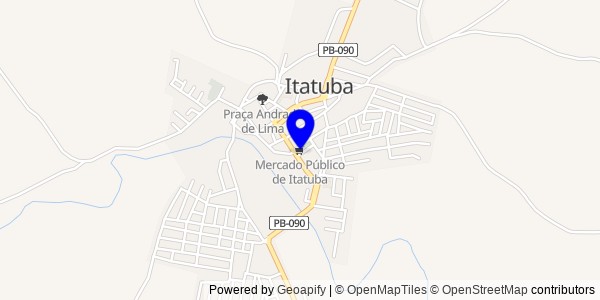 Mapa de Itatuba - Fisioterapeutas