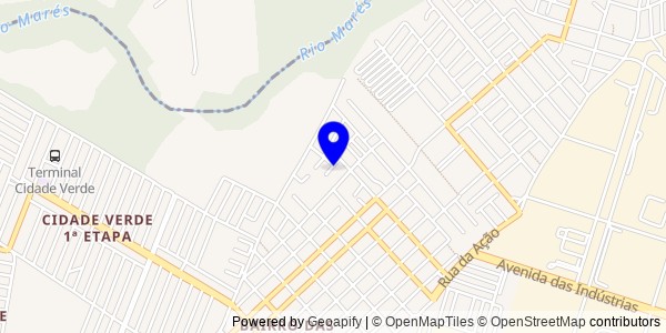 Mapa de Nova Floresta - Fisioterapeutas