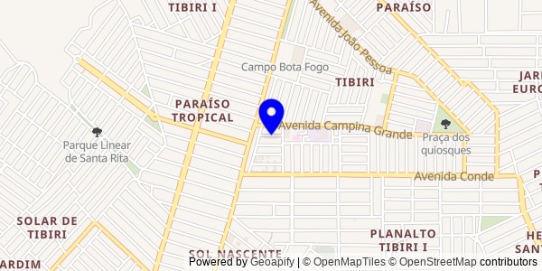 Mapa de Pirpirituba - Nutricionistas