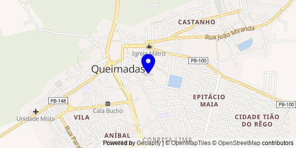 Mapa de Queimadas - Fisioterapeutas