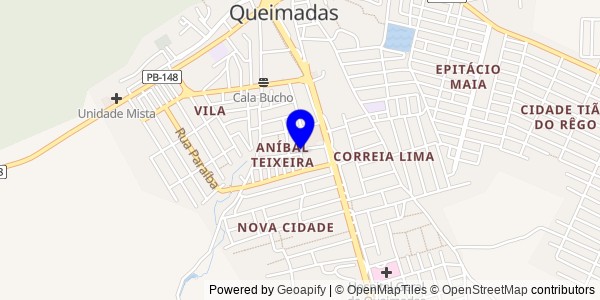 Mapa de Santa Cecília - Fisioterapeutas