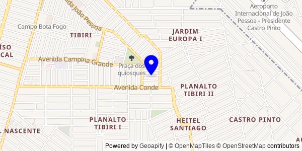 Mapa de Serra da Raiz - Nutricionistas