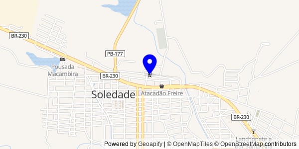 Mapa de Soledade - Nutricionistas