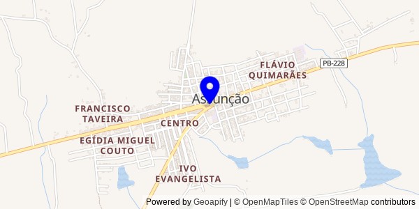 Mapa de Assunção - Fisioterapeutas