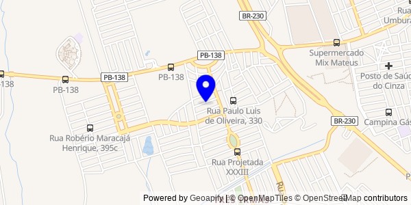 Mapa de Picuí - Nutricionistas