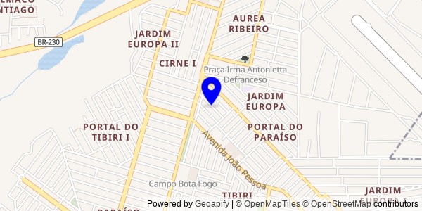 Mapa de Sumé - Fisioterapeutas