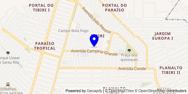 Mapa de Rio Tinto - Nutricionistas