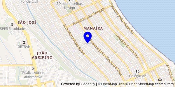 Mapa de Sapé - Fisioterapeutas