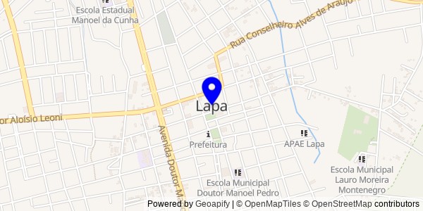 Mapa de Lapa - Nutricionistas