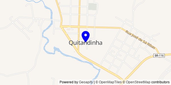 Mapa de Quitandinha - Nutricionistas