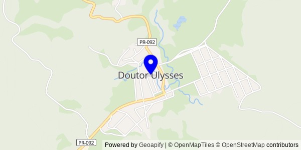Mapa de Doutor Ulysses - Nutricionistas