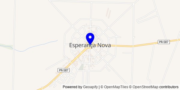 Mapa de Esperança Nova - Nutricionistas