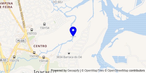 Mapa de Igarassu - Nutricionistas