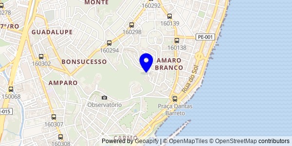 Mapa de Olinda - Nutricionistas