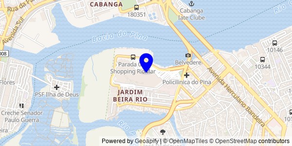 Mapa de Recife - Nutricionistas