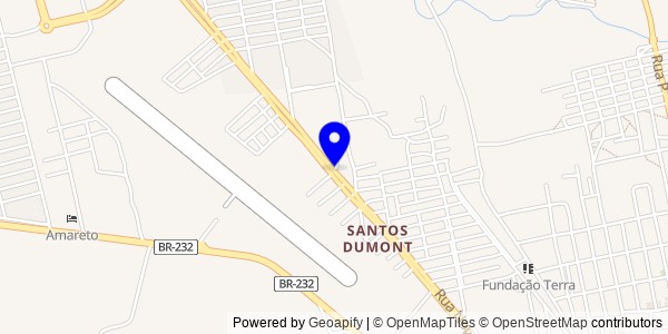 Mapa de Arcoverde - Nutricionistas