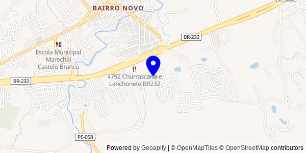 Mapa de Itapetim - Nutricionistas