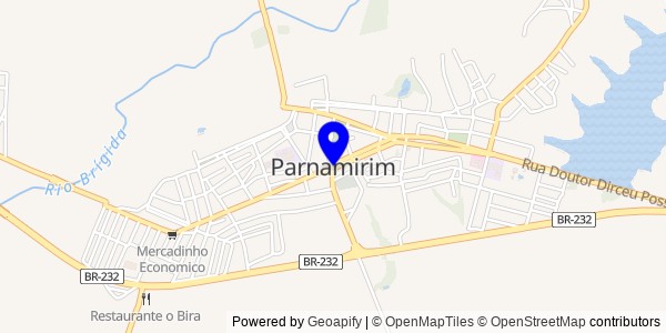 Mapa de Parnamirim - Fisioterapeutas