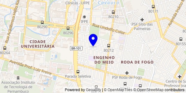 Mapa de Santa Filomena - Nutricionistas