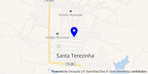 Mapa de Santa Terezinha - Fisioterapeutas