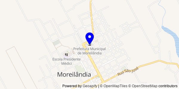 Mapa de Moreilândia - Fisioterapeutas