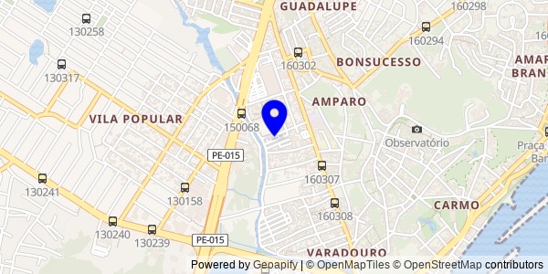 Mapa de Tabira - Nutricionistas