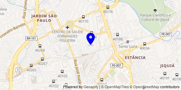 Mapa de Cabrobó - Nutricionistas