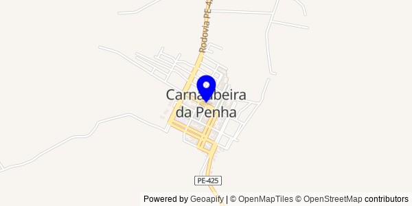 Mapa de Carnaubeira da Penha - Fisioterapeutas
