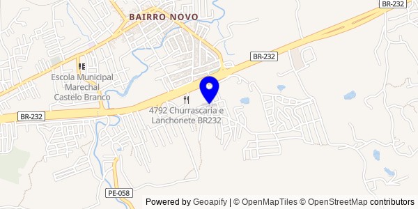 Mapa de Itacuruba - Nutricionistas