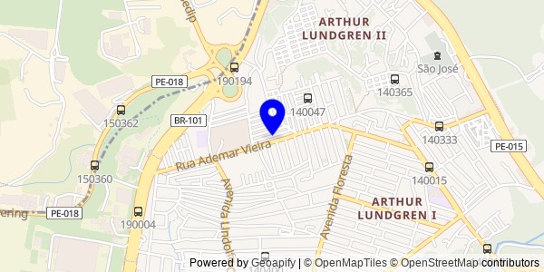 Mapa de Terra Nova - Nutricionistas