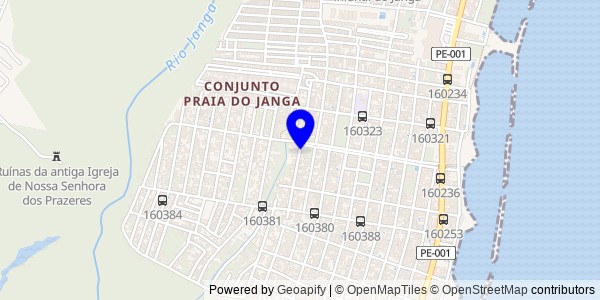 Mapa de Altinho - Fisioterapeutas