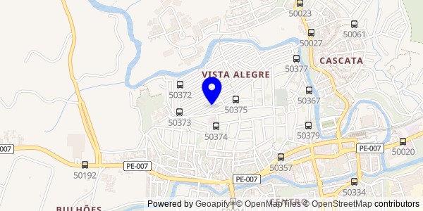 Mapa de Angelim - Fisioterapeutas