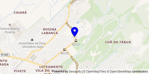 Mapa de Barra de Guabiraba - Nutricionistas