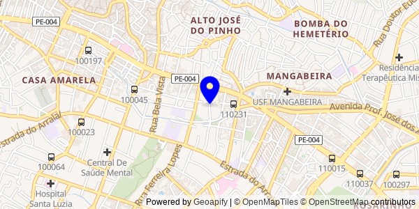 Mapa de Bezerros - Nutricionistas