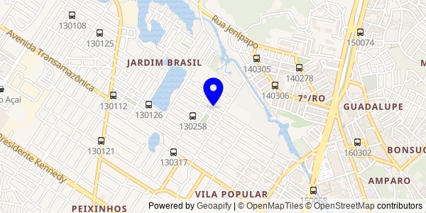 Mapa de Bom Jardim - Nutricionistas