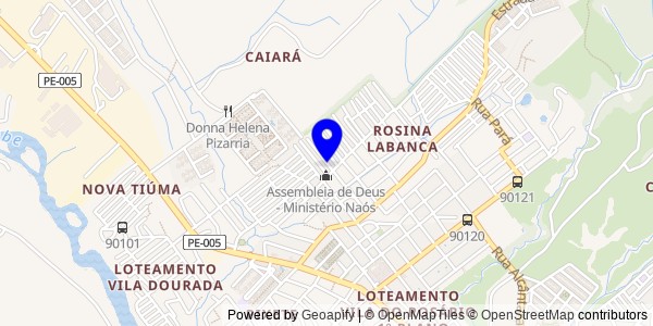 Mapa de Brejão - Nutricionistas