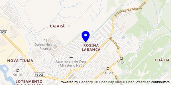 Mapa de Buíque - Nutricionistas