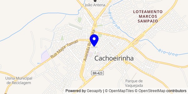 Mapa de Cachoeirinha - Fisioterapeutas