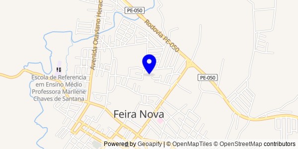 Mapa de Feira Nova - Nutricionistas