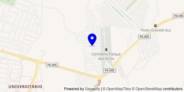 Mapa de Jataúba - Fisioterapeutas